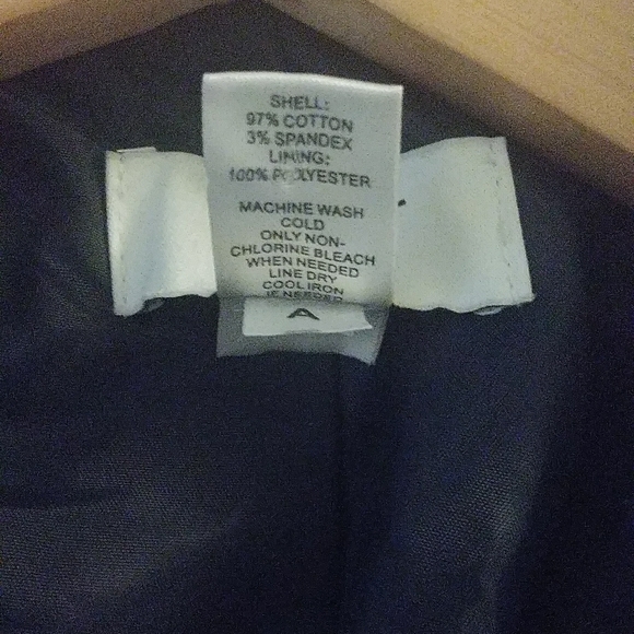 Loft Button Down Navy Blue Lined Short Sleeve Jacket. - Picture 9 of 9